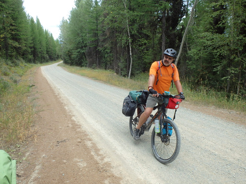 He was the first rider that we saw on the Divide (on this leg).